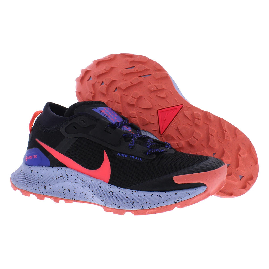 For Pegasus Trail 3 GTX Women's Black/Flash Crimson/Lapis Running Shoes Breathable Sport Knit Mesh/EVA Vietnam Model by for