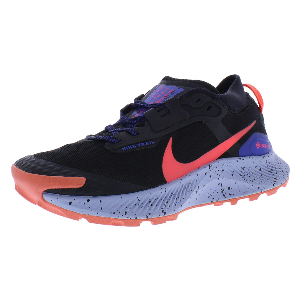 For Pegasus Trail 3 GTX Women's Black/Flash Crimson/Lapis Running Shoes Breathable Sport Knit Mesh/EVA Vietnam Model by for