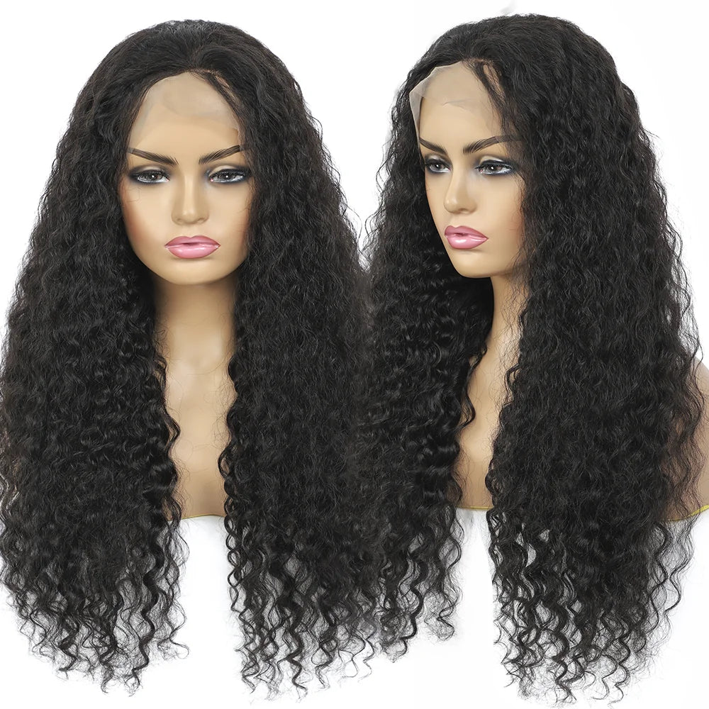 30 Inch 13X6 Deep Wave Lace Front Wigs Human Hair Water Wave Frontal Wig HD Lace Front Wigs Human Hair 13x4 Curly Human Hair Wig