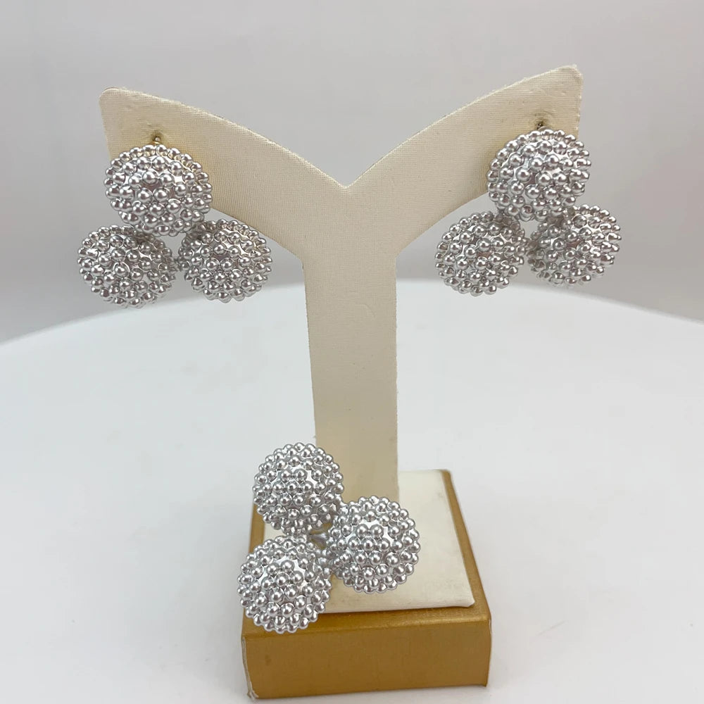 Dubai Fashion Italian Jewelry Set, Elegant and Simple Party Dress Accessories, Suitable for All Women  FHK21995